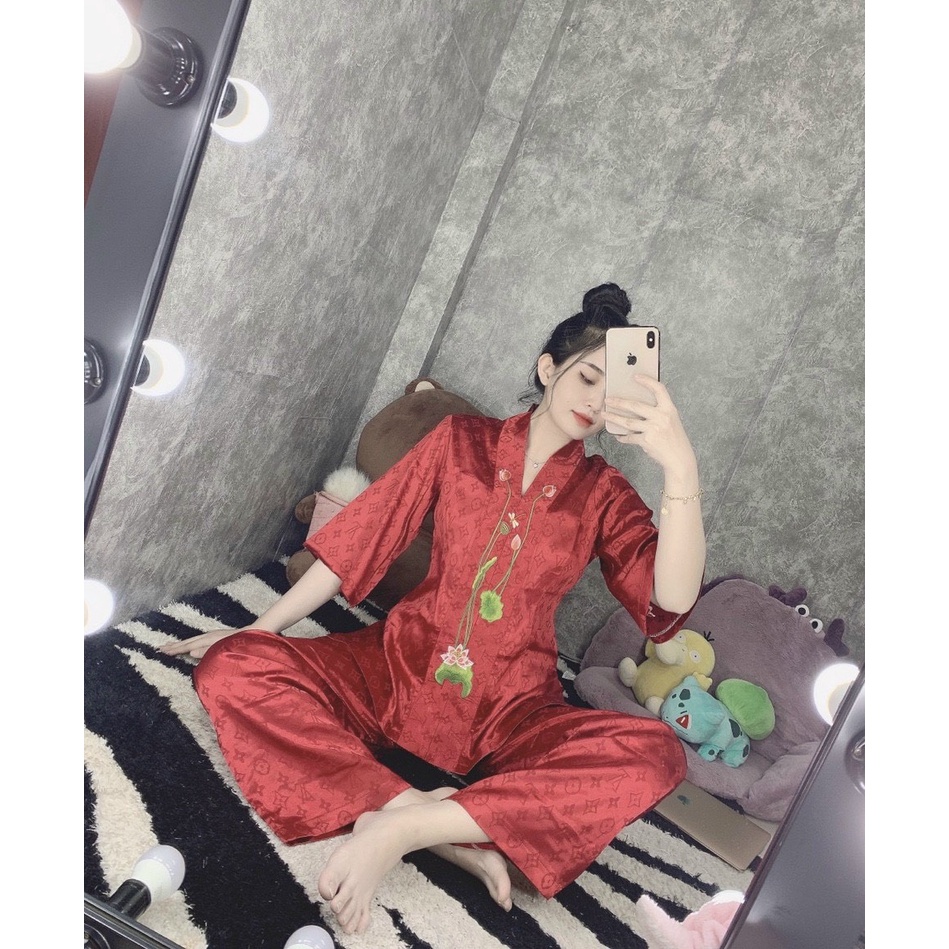 ĐỒ LAM ĐI CHÙA #Mã Freeship Xtra#Bà Lai Lụa Đông Hưng