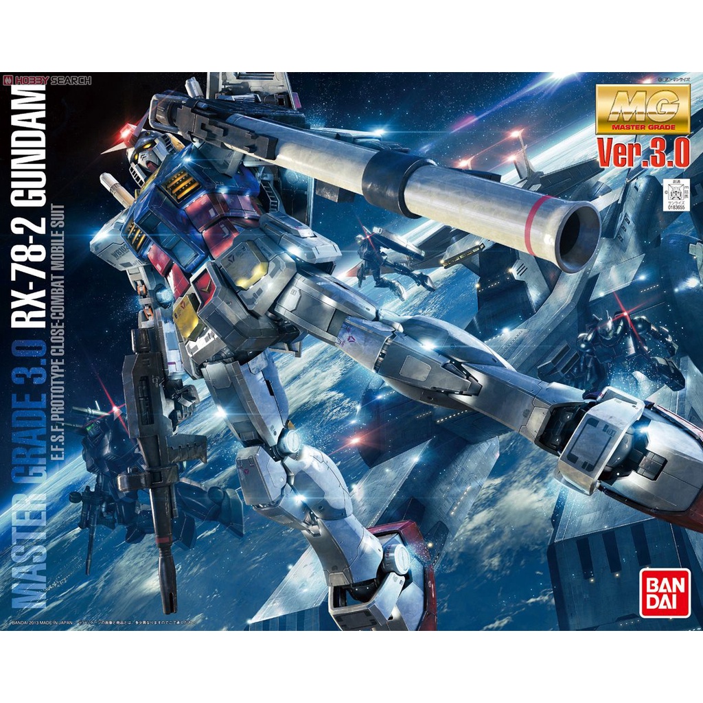 Mô Hình Gundam MG RX-78-2 3.0 1/100 Bandai Master Grade Đồ Chơi Lắp Ráp Anime Nhật