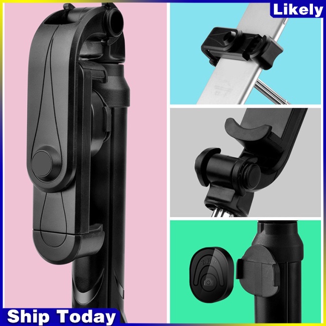 Giá Đỡ Ba Chân ly XT09 Có Thể Mở Rộng 360 Độ° Gậy Tự Sướng Bluetooth XT10 Có Thể Gấp Gọn Cho Điện Thoại