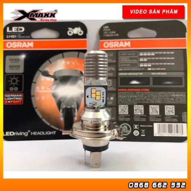 BÓNG PHA LED 3 CHÂN H4 SIÊU SÁNG OSRAM CHÍNH HÃNG-BẢO HÀNH 1 NĂM