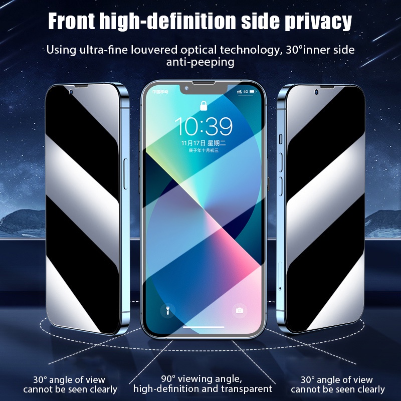 Kính Cường Lực Chống Nhìn Trộm Cho iPhone X XS Max 6 6S 7 8 Plus 11Pro 11 13 Pro Max Mini SE 2020