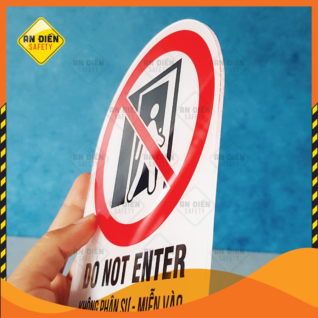 Biển báo Không Phận Sự Miễn Vào Do Not Enter. Biển báo An Điền Safety