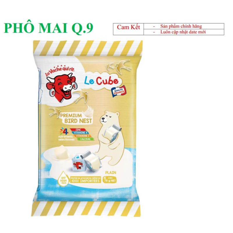 Phô mai vuông Lacube vị Tổ Yến (15 viên) (Hsd 30/8/2022)