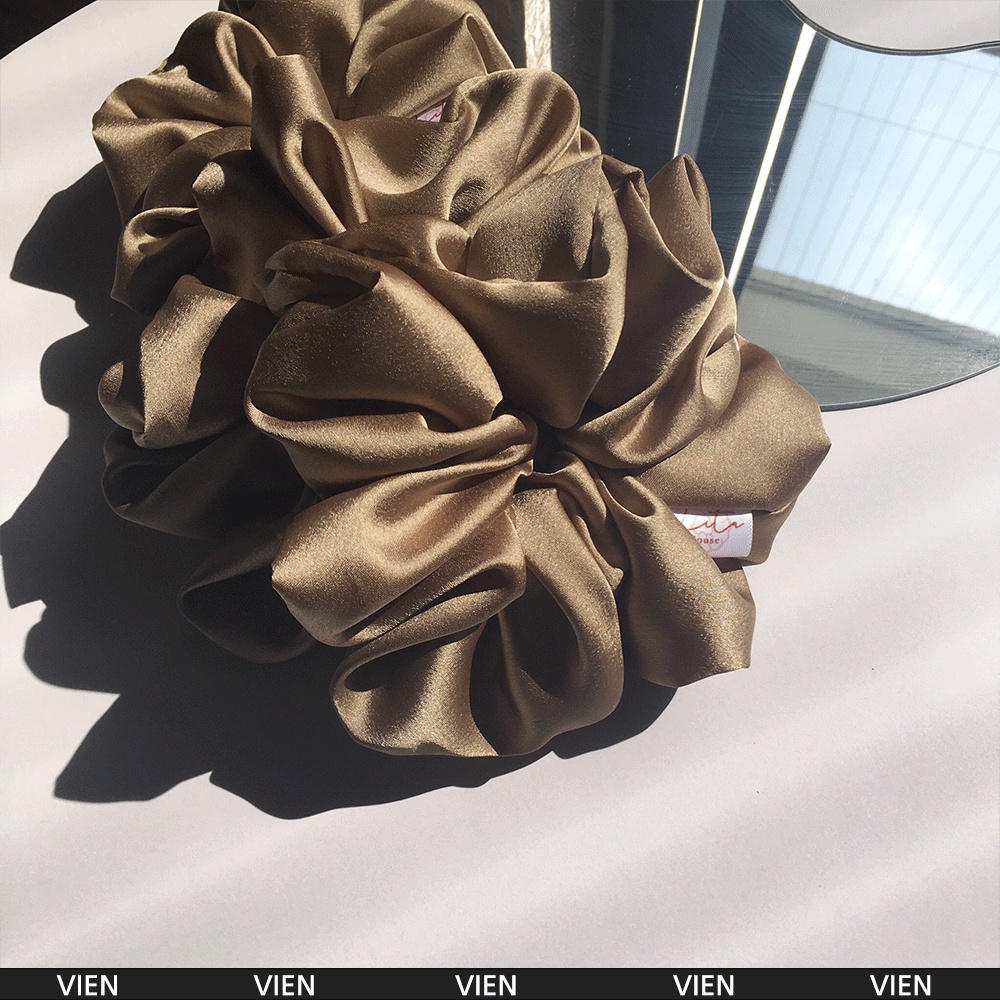 VIEN - Dây chun buộc tóc lụa pearl I Scrunchies Handmade