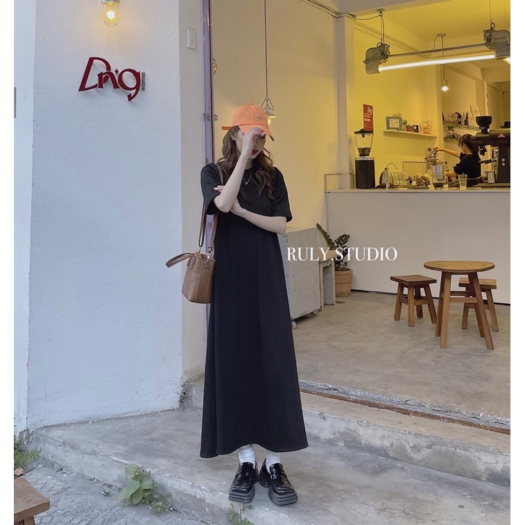Ruly.studio -  Đầm thun dài siêu dày