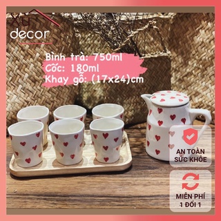 Bình sứ BÁT TRÀNG, bình sữa, bình trà sứ, hoa văn vẽ tay thủ công, chất men dày dặn, kiểu dáng độc đáo