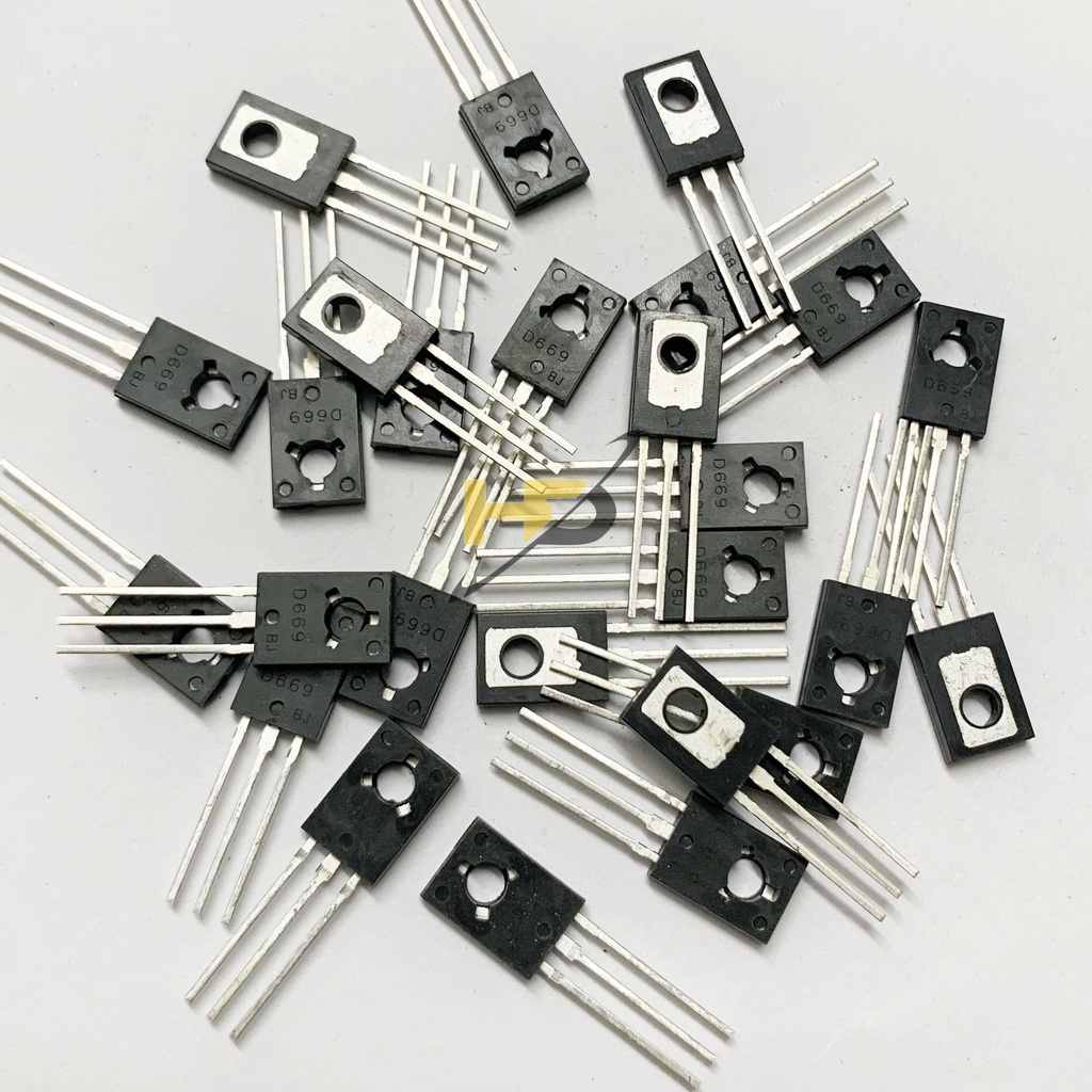 Sò Transistor Công Suất D669 và B649 TO126 1.5A/160V, Sò Đệm Âm Thanh Mới