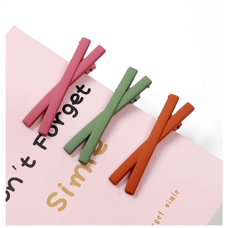 Kẹp tóc màu kẹo kiểu dáng dễ thương phong cách Nhật Bản cho bé