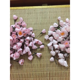 Hoa đào rời từ giấy nhún 100 bông/100k