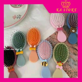 Lược Chải Tóc Gỡ Rối Mini Đáng Yêu Tặng Kèm Dây Buộc Tóc