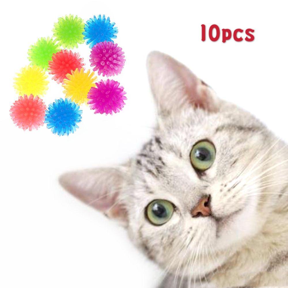 Set 1 / 10 Quả Bóng Gai Đồ Chơi Cho Mèo