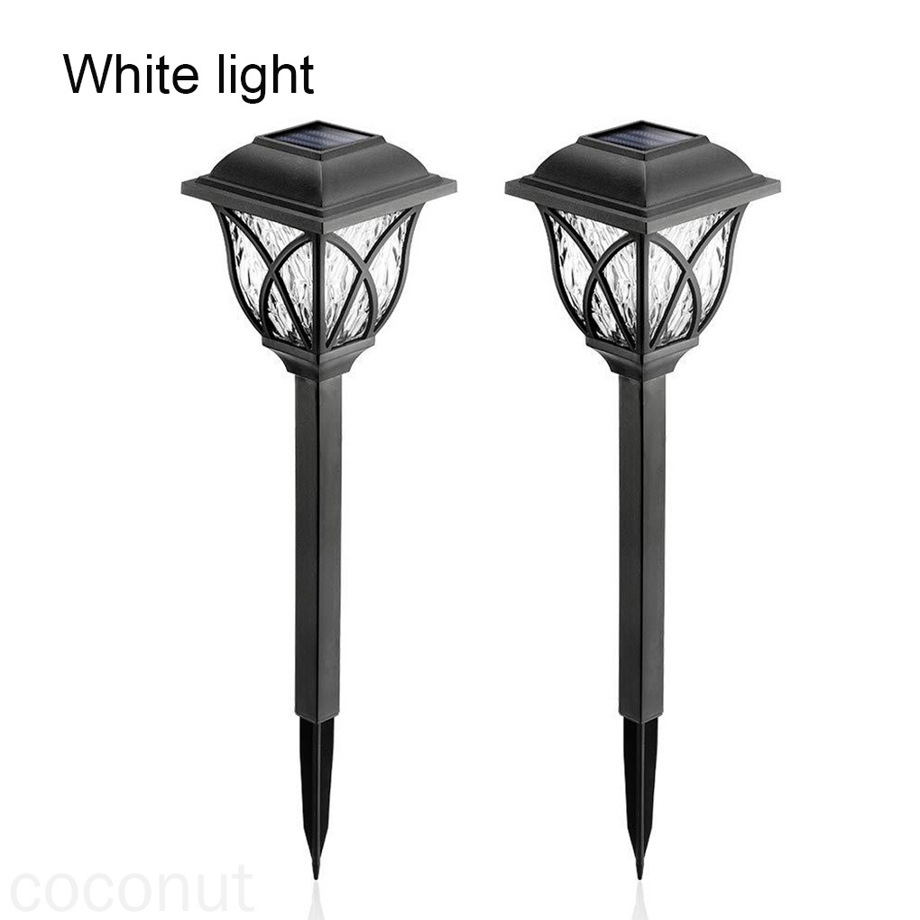 Set 2 đèn LED IP44 chống nước sử dụng năng lượng mặt trời 0.3W