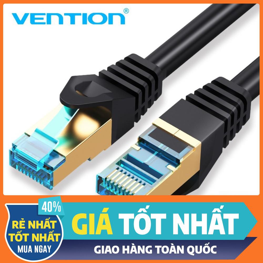 Dây cáp mạng LAN/Ethernet RJ45 CAT7 10Gbps VENTION, dài 1m/2m/3m/5m/10m/15m mã VPC7SSTP