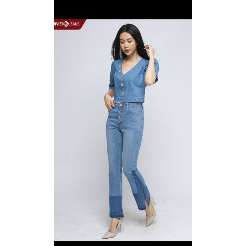 Áo Jean Genviet size M thanh lý