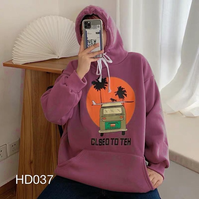 Áo hoodie nam nữ VN CLO in hình và chữ clseo toteh - HD037