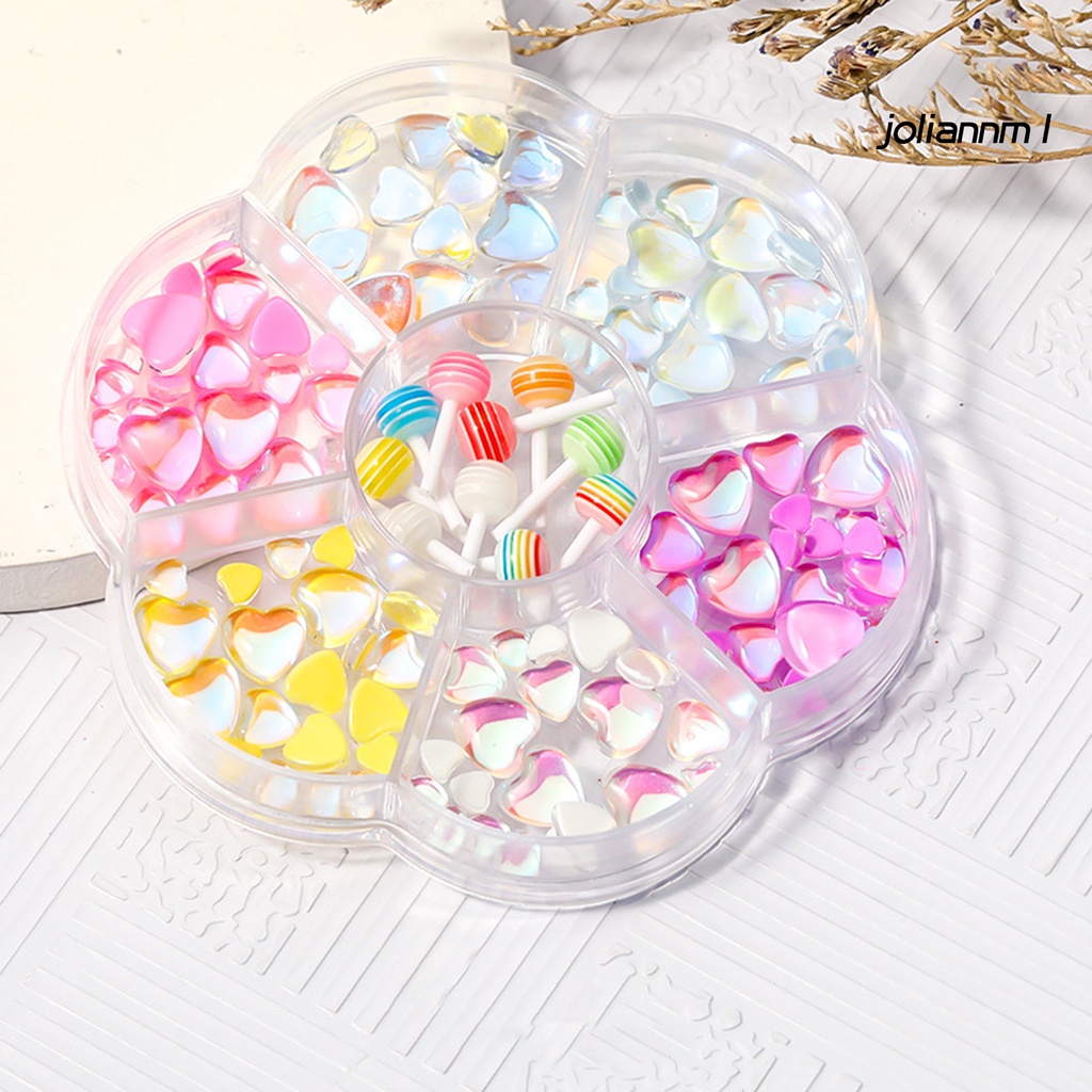 1 Hộp Phụ Kiện Trang Trí Móng Tay Hiệu Ứng 3D Hình Nơ Đính Đá Nhiều Kiểu Dáng Dành Cho Nữ