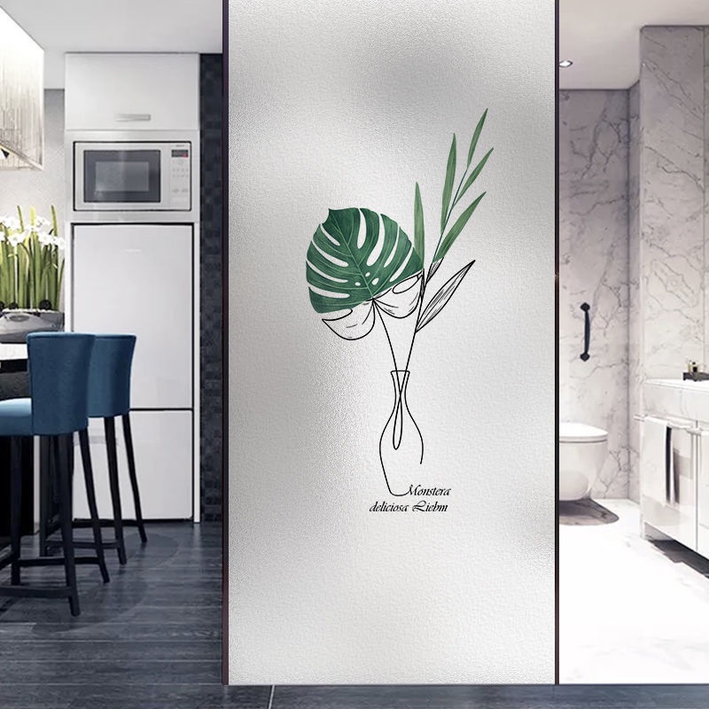 Miếng Dán Cửa Kính Mặt Nhám Mờ Chống Nhìn Trộm Cho Phòng Ngủ/Phòng Tắm