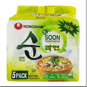 Mì nước chay Nong Shim 112g