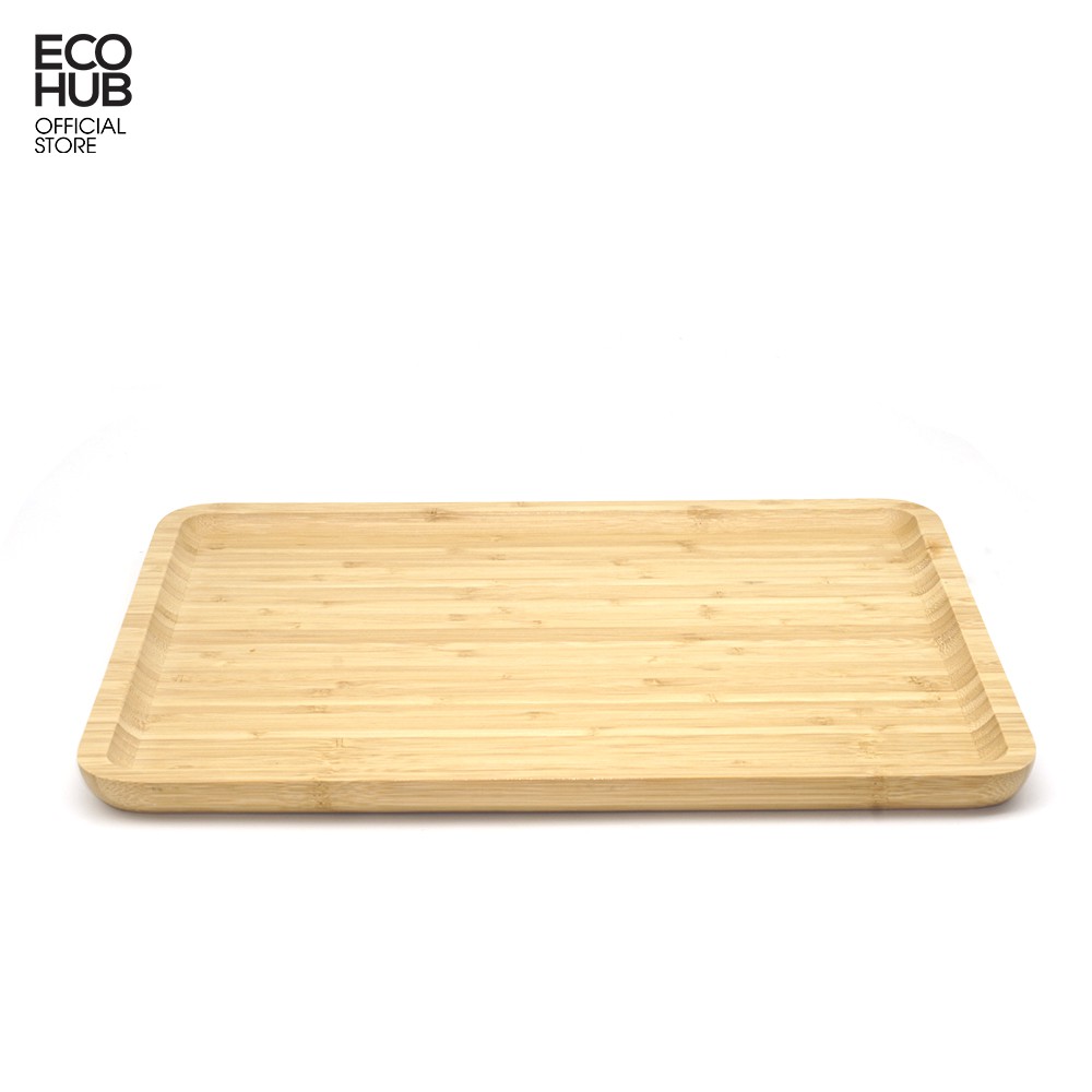 Khay trà gỗ tre ECOHUB Cỡ lớn (Nhiều Size) | EH024