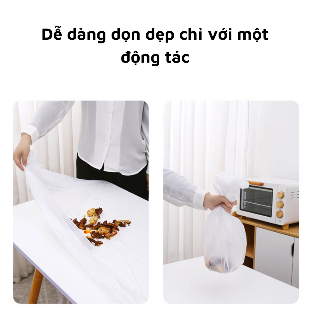 Khăn trải bàn dùng một lần trong suốt tiện lợi khi đi du lịch picnic liên hoan