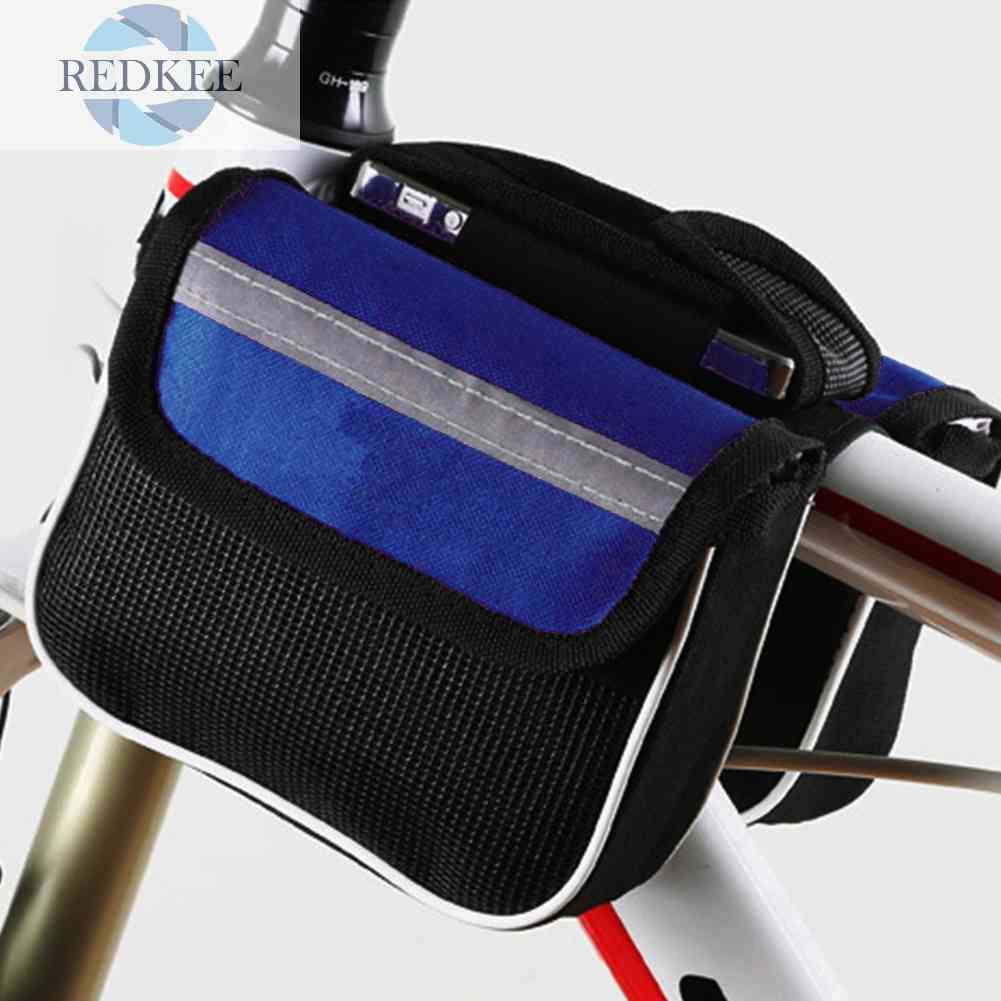Túi Đựng Điện Thoại Gắn Khung Trước Xe Đạp Leo Núi Tiện Lợi