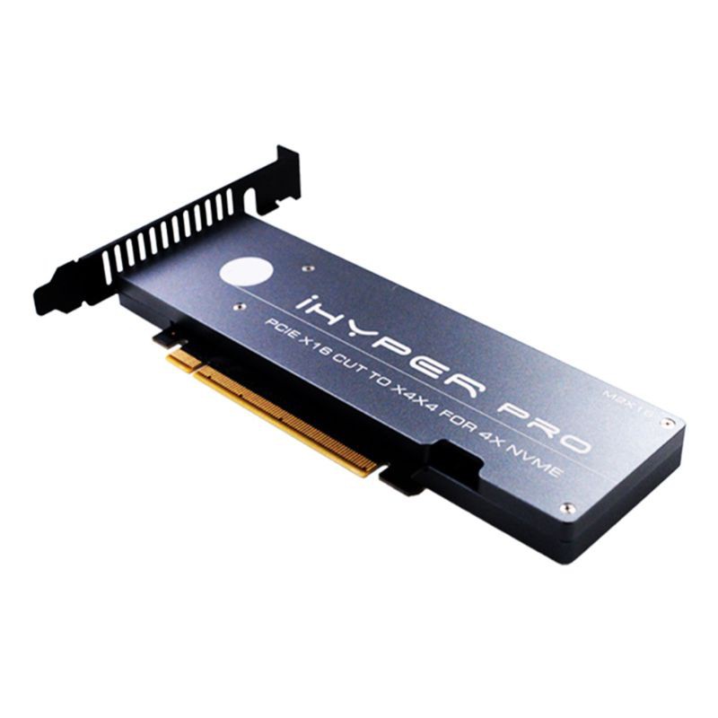 Card Mở Rộng Wili M.2 X16 Sang 4x Nvme Pcie3.0 Gen3 X16 Đến 4xnvme Raid