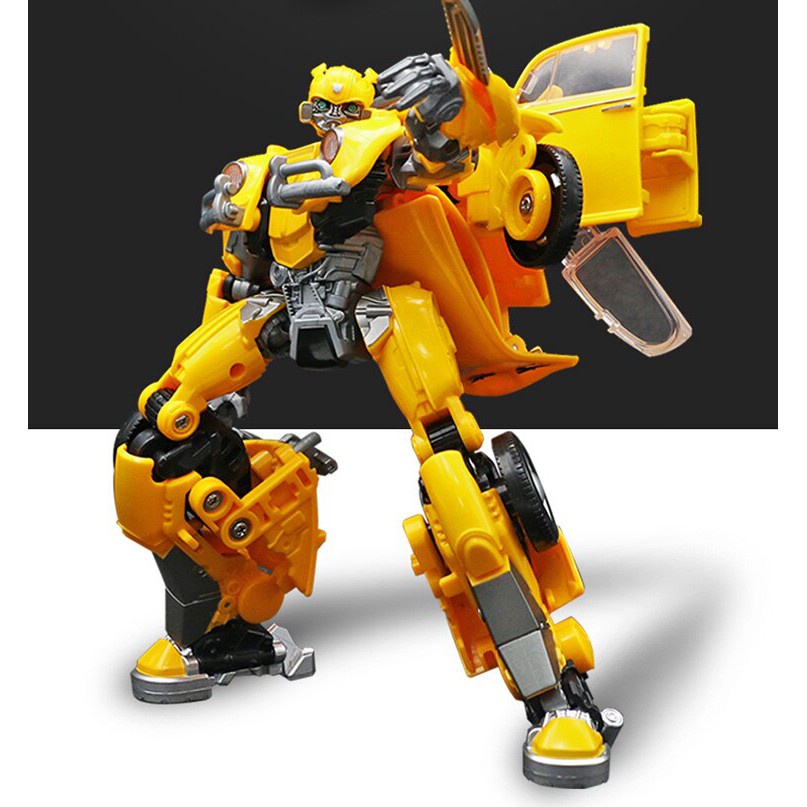 Mô hình robot Transformer Black Mamba Bumblebee H6001-3 đồ chơi bé trai lắp ghép biến hình ô tô rô bốt H60013 người máy