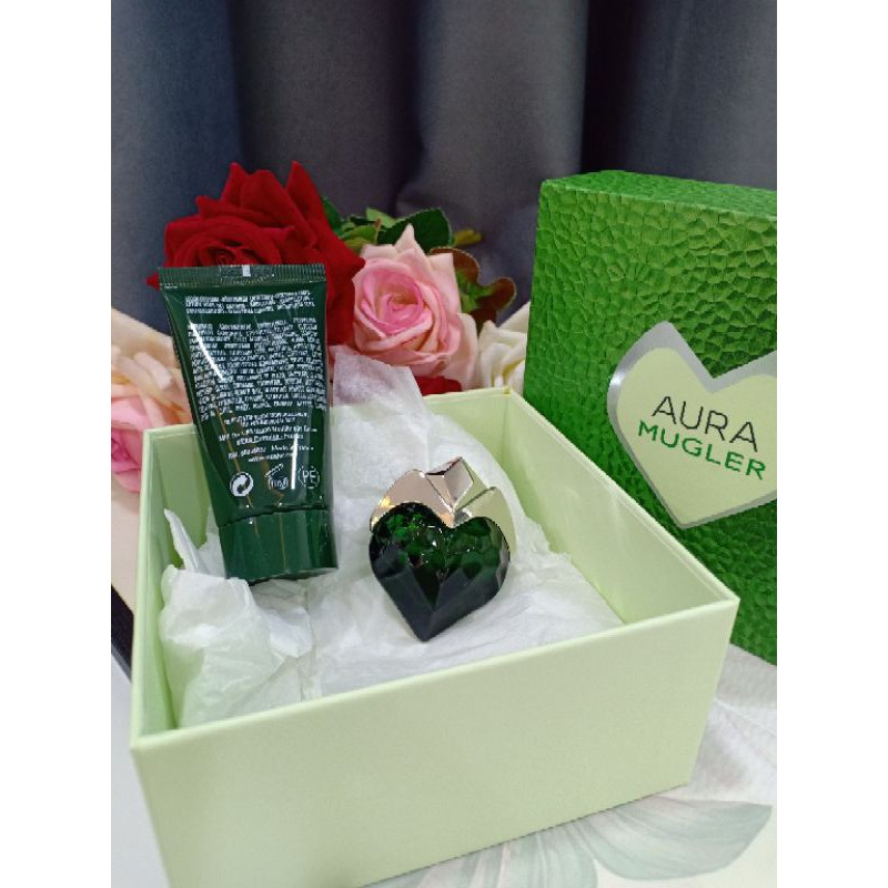 Set Mugler Aura Mugler Mini gồm 2chai: (Nước hoa 5ml + Lotion 30ml) | Thế Giới Skin Care