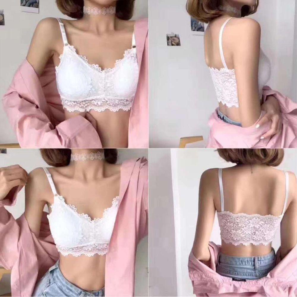 Áo Lót Nâng Ngực Phối Ren Hoa Thời Trang Quyến Rũ Cho Nữ