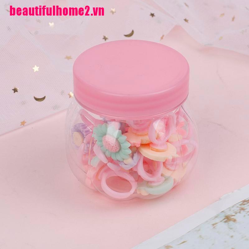 Set 20 Nhẫn Nhựa Resin Cho Bé Gái Kèm Hộp Đựng