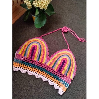 Áo bikini móc len đủ màu sb015