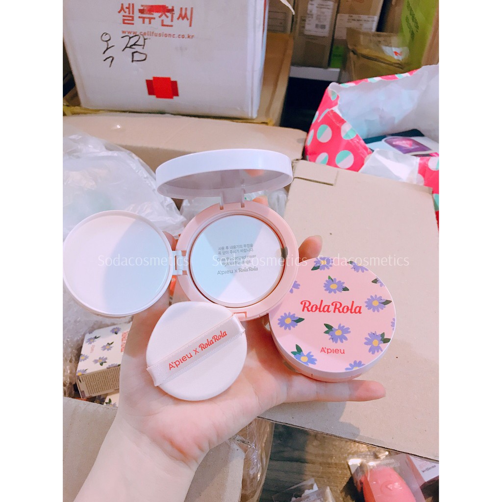 PHẤN NƯỚC APIEU ROLA ROLA COVER PANG GLOW CUSHION | BigBuy360 - bigbuy360.vn