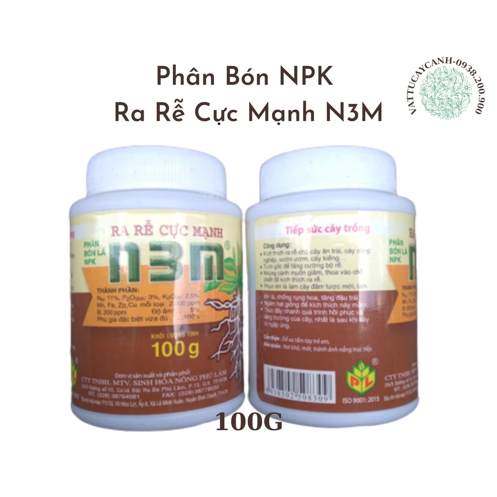 Phân Bón NPK Ra Rễ Cực Mạnh N3M