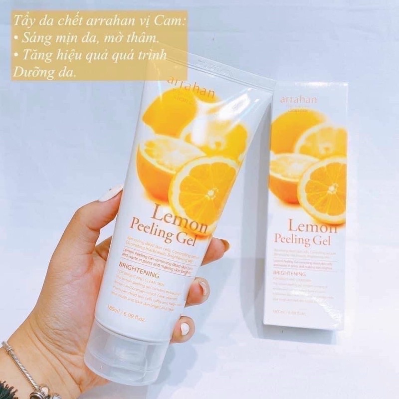 Tẩy da chết Arahan hương hoa quả giúp làn da trắng hồng rạng rỡ tuýp 180ml - CO097