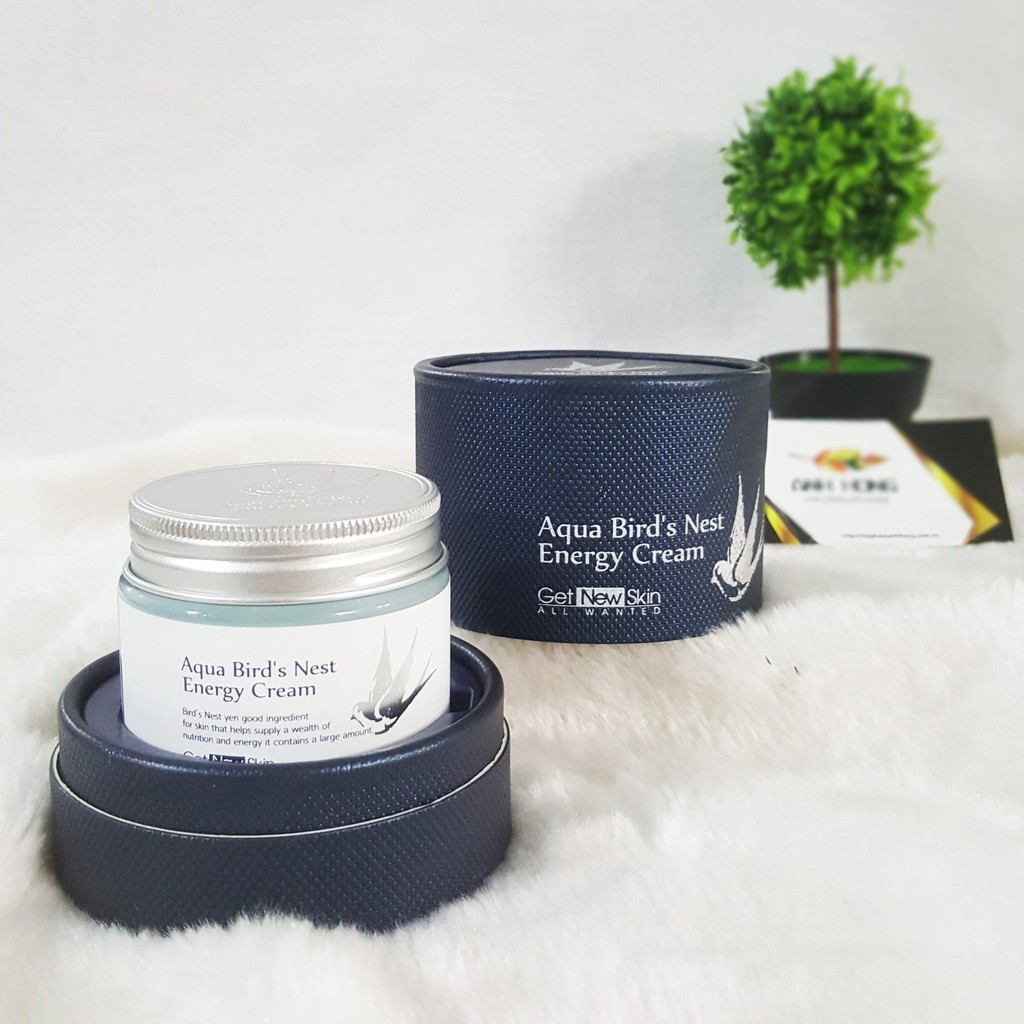 Kem dưỡng da tổ yến Aqua Bird’s Nest Energy Cream -  GIẢM NÁM TÀN NHANG, CẤP ẨM, CHỐNG LÃO HÓA DA