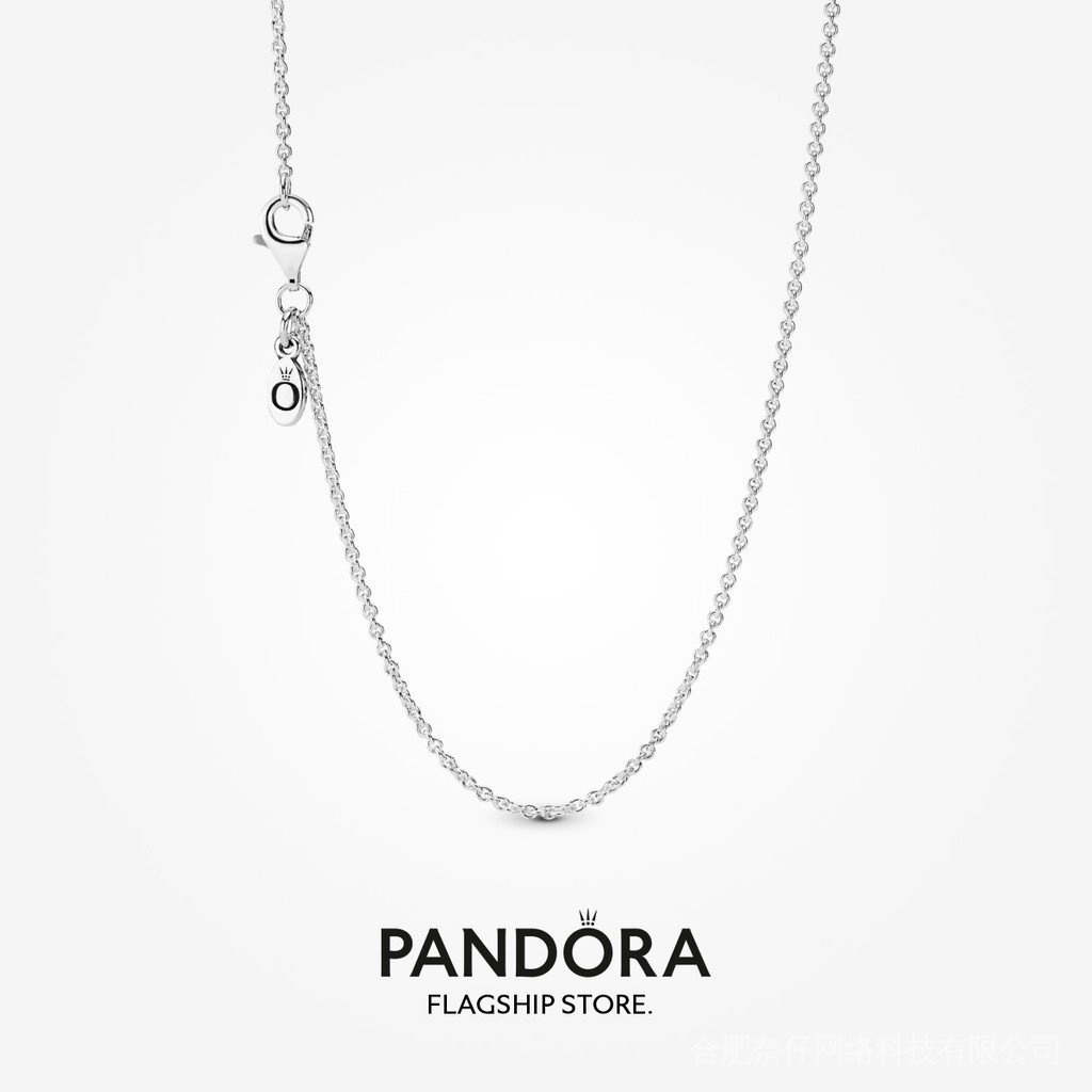 Vòng Cổ Bạc Cổ Điển Có Thể Điều Chỉnh Pandora (90cm)