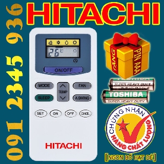 Điều khiển Hitachi "HÀNG ĐẸP" cho điều hòa. (Mẫu số 2)