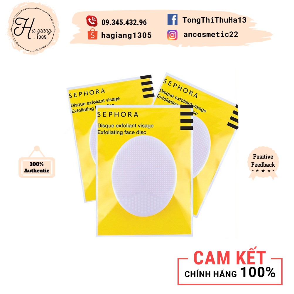 Mút rửa mặt SEPHORA Precision Pore Cleansing Pad, Miếng mút rửa mặt sephora