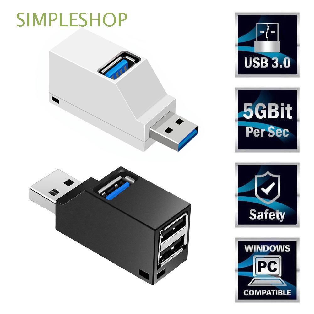 Đầu chia cổng USB2.0/USB3.0 thiết kế nhỏ gọn tiện lợi