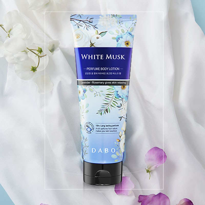 Kem Dưỡng Thể Trắng Da DABO Body 200ml hương nước hoa (Dưỡng trắng da,Giảm sắc tố đen, Dưỡng ẩm)