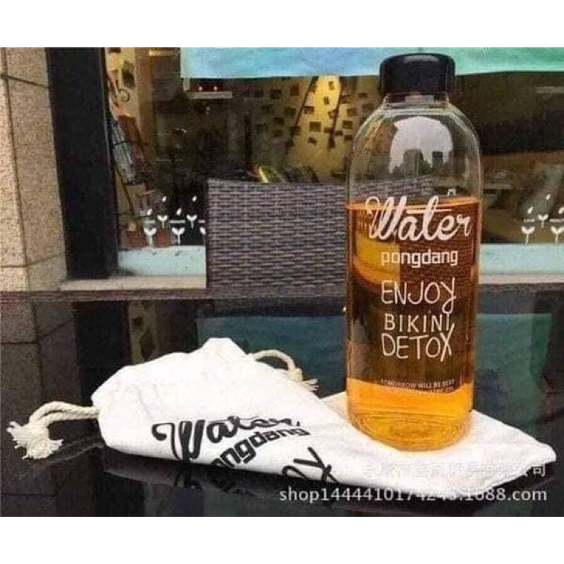 BÌNH DETOX 1000ml KÈM TÚI VẢI TIỆN LỢI