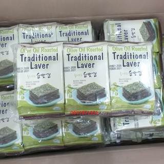Lá kim ăn liền nhập khẩu thành phần 100% rong biển Hàn Quốc