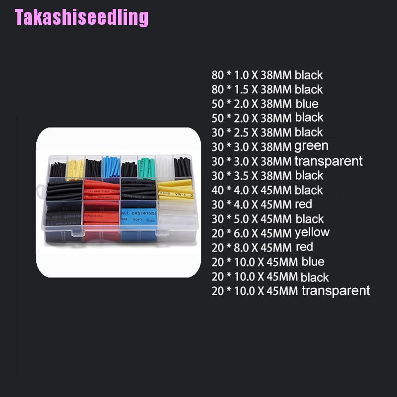 580 Chiếc Ống Co Nhiệt Cách Điện Tiện Lợi Nhiều Màu