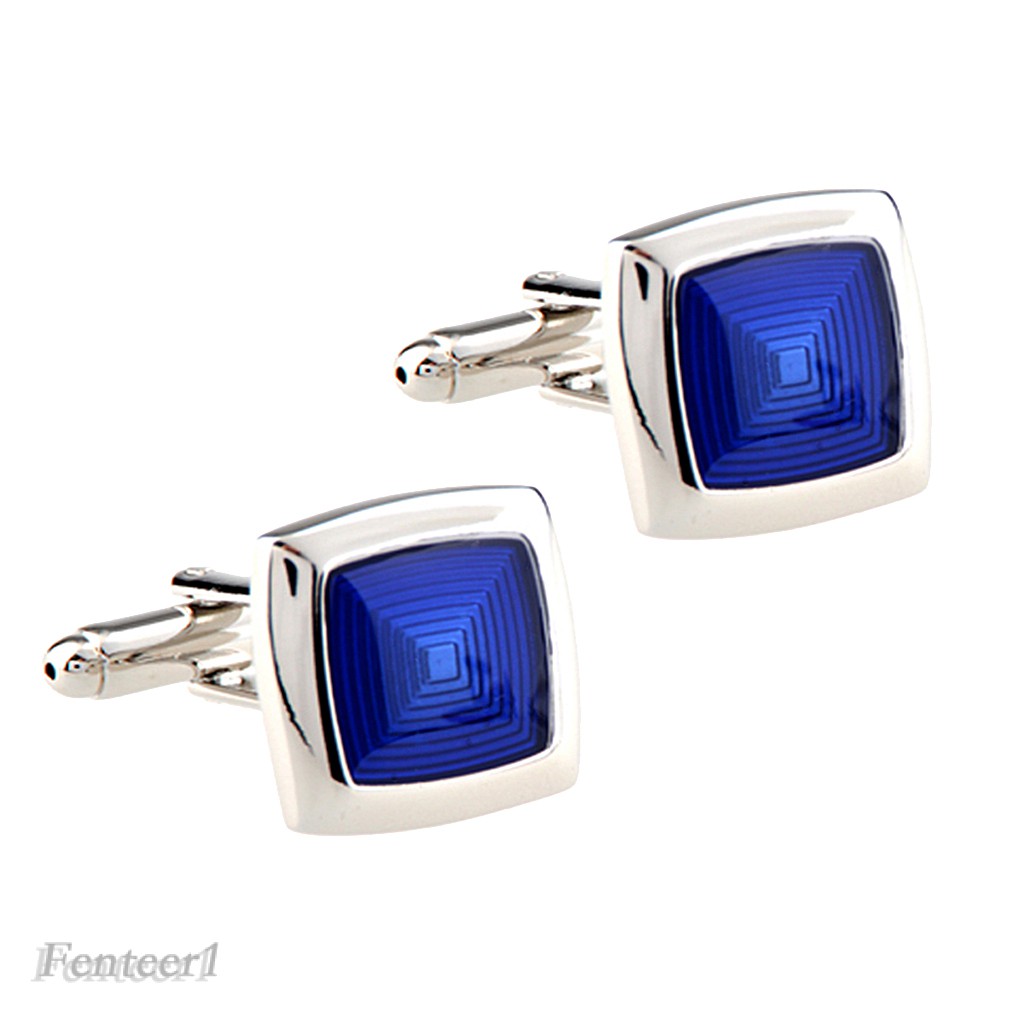 [Fenteer1] Khuy Măng Sét Trơn Quyến Rũ Thanh Lịch Làm Quà Tặng Cho Nam