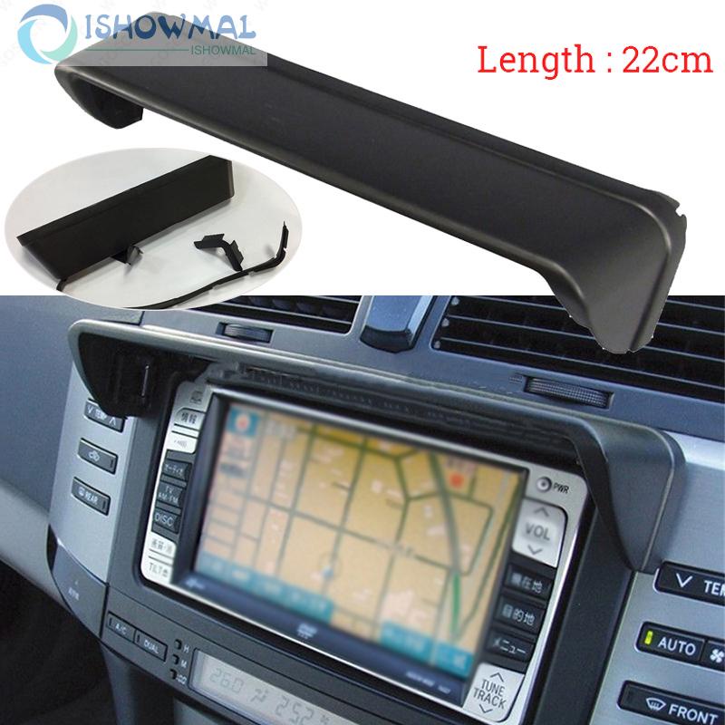 22cm Anti-glare Cars Dash Radio Sun Shade GPS Navigation Hood Cap Black