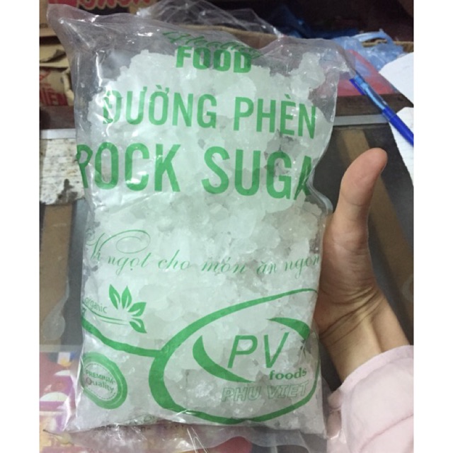 Đường phèn  Phú Việt túi 1kg