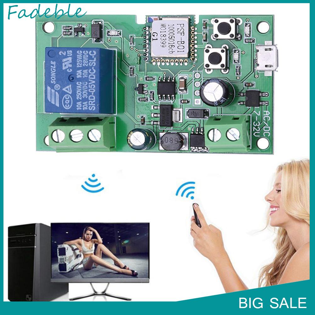 Mô đun công tắc điều khiển từ xa kết nối WiFi DC12V/5-32V