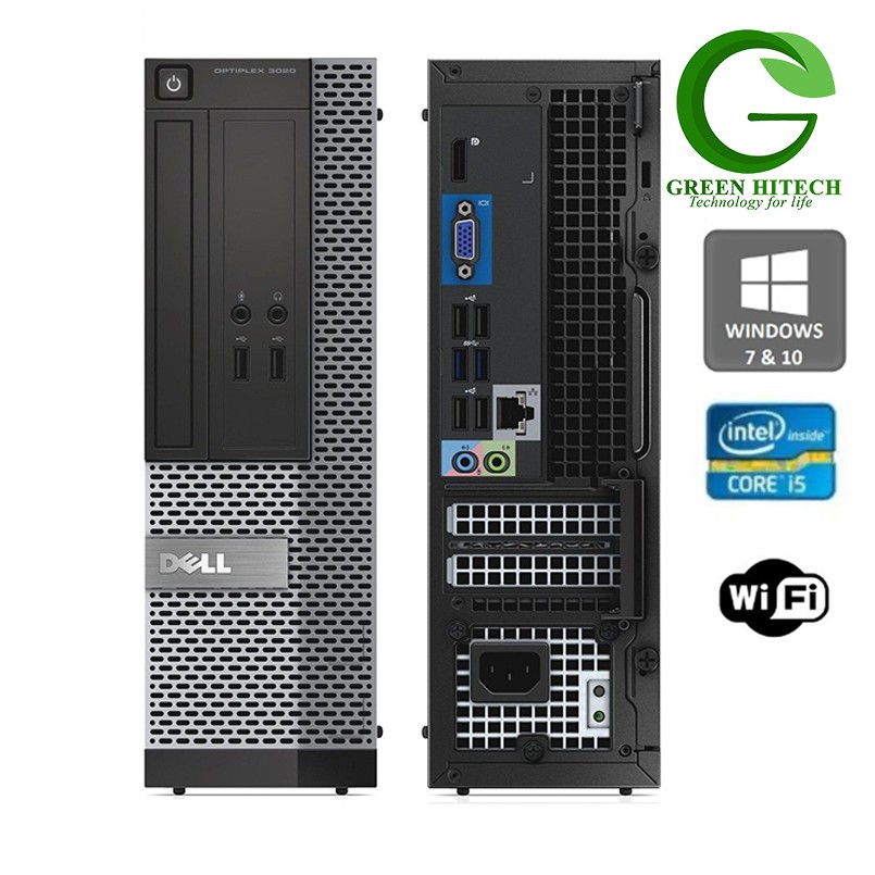 BH 6T - Máy bộ dell, barebone dell optiplex 3020 7020 SFF ( CPU i5 4570 ,i3-4160, G-3220 / 4G / SSD 120G )