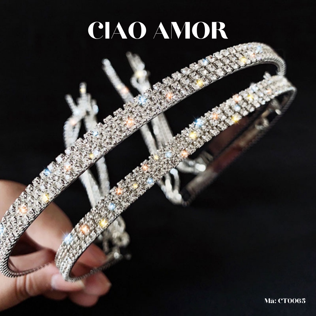 Cài tóc nữ đi tiệc bling Phụ kiện tóc Ciao Amor - Mã CT0065