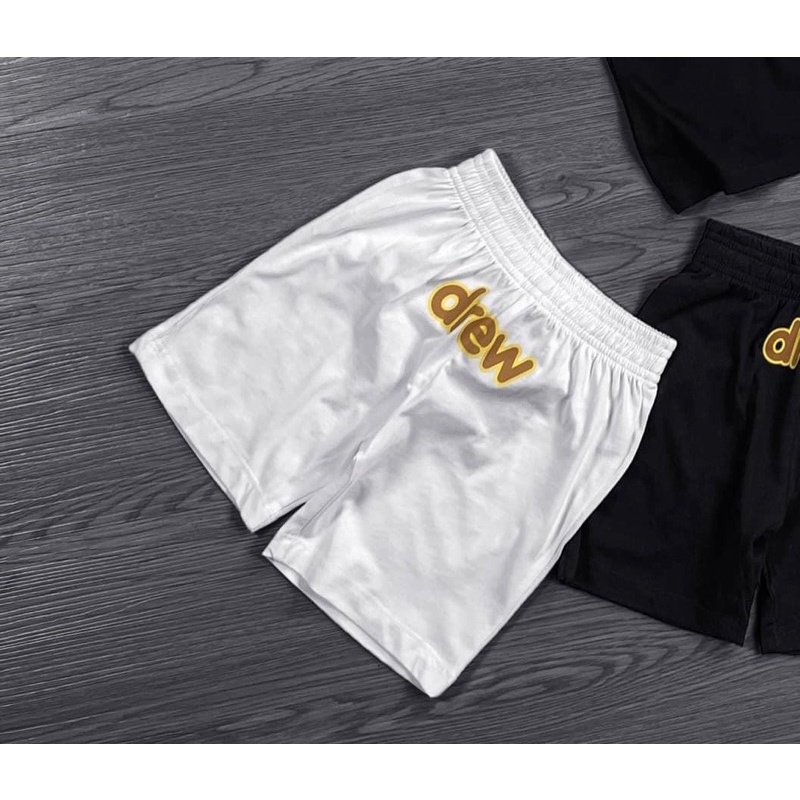 Quần short trắng Drew bé trai
